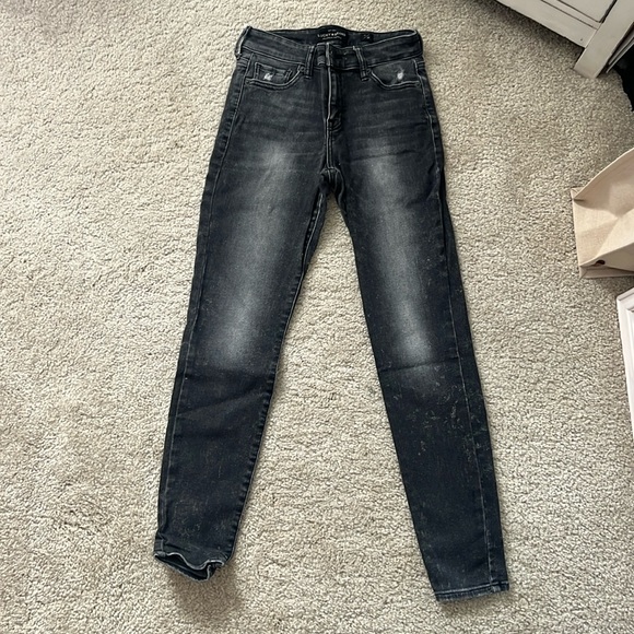Lucky Brand Black Skinny Jeans - Picture 1 of 4